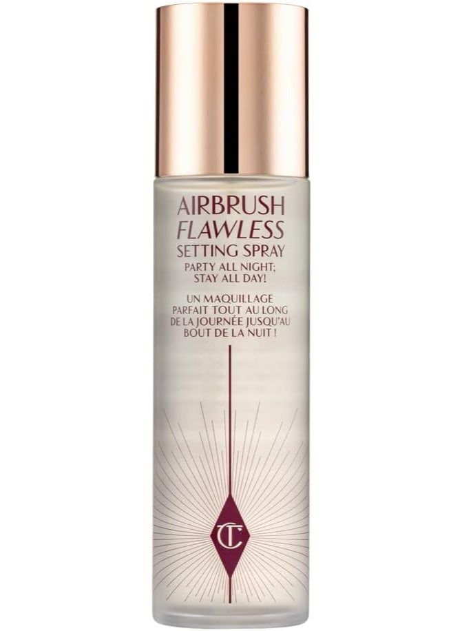 Charlotte Tilbury Airbrush Flawless Setting Spray 100ml | 16-Hour Long-Lasting Makeup Fixer, Oil-Free - Image 2